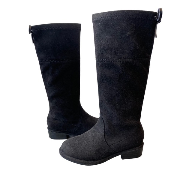 Stuart Weitzman Girls Lowland Bow Knee High Boot Black NWT - Picture 3 of 7